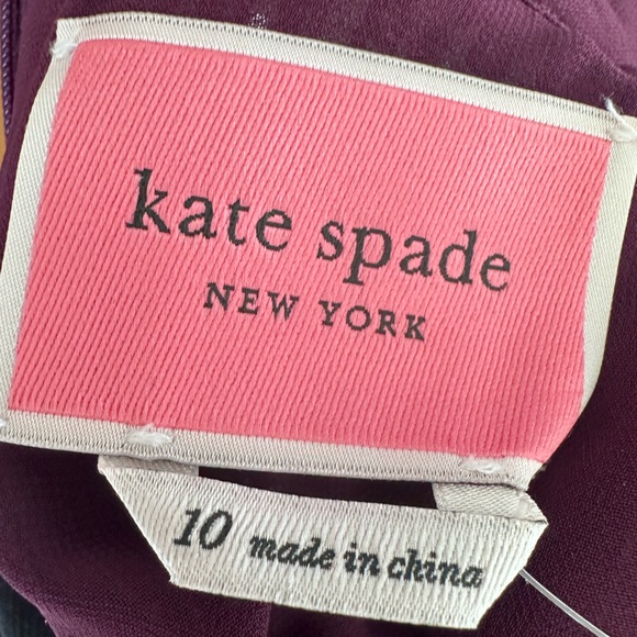 NWT Kate Spade Ombré Sequin Shift Mini Dress - Plum Tree - Size 10 - Picture 3 of 10